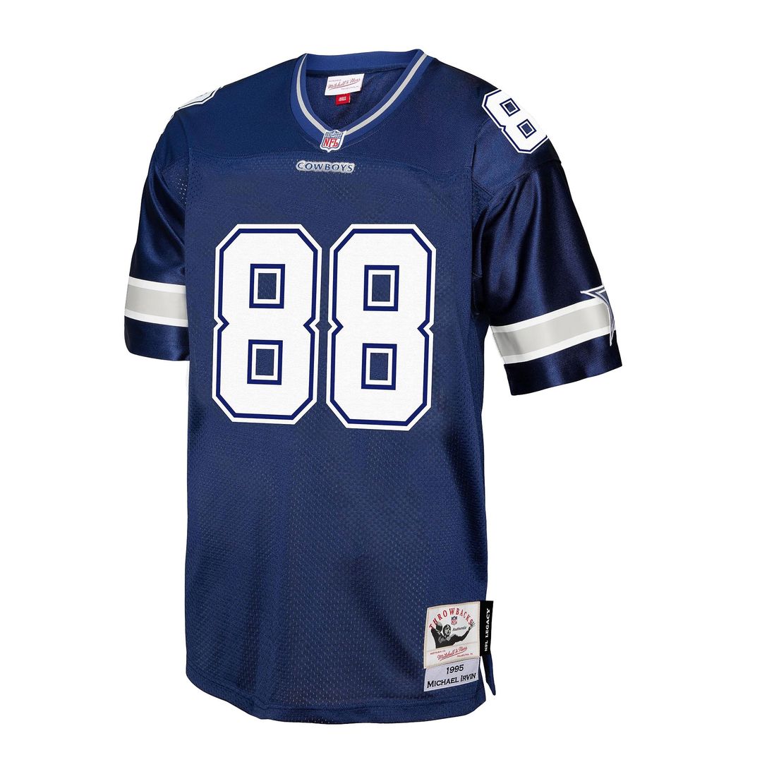 Dallas Cowboys Michael Irvin Mitchell & Ness Navy Legacy Replica Jersey product image 2, provided for visual reference and