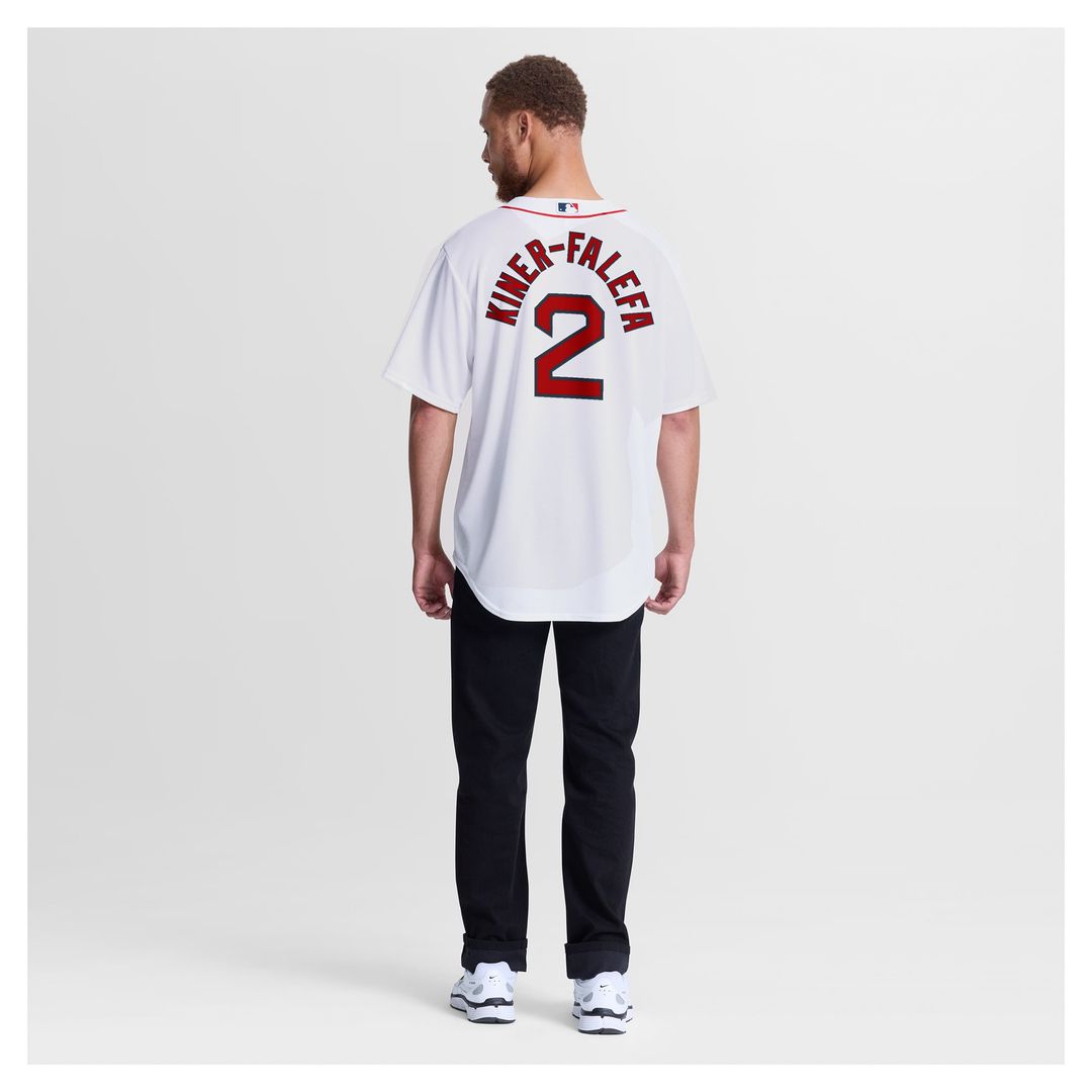 Boston Red Sox Isiah Kiner-Falefa Nike White Home Replica Jersey product image 5, provided for visual reference and product