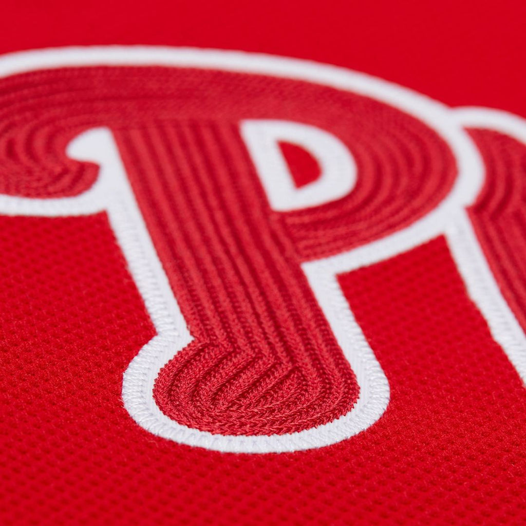 Philadelphia Phillies Ryan Howard Mitchell & Ness Red Big & Tall Cooperstown Mesh Batting Practice Jersey product image 6,