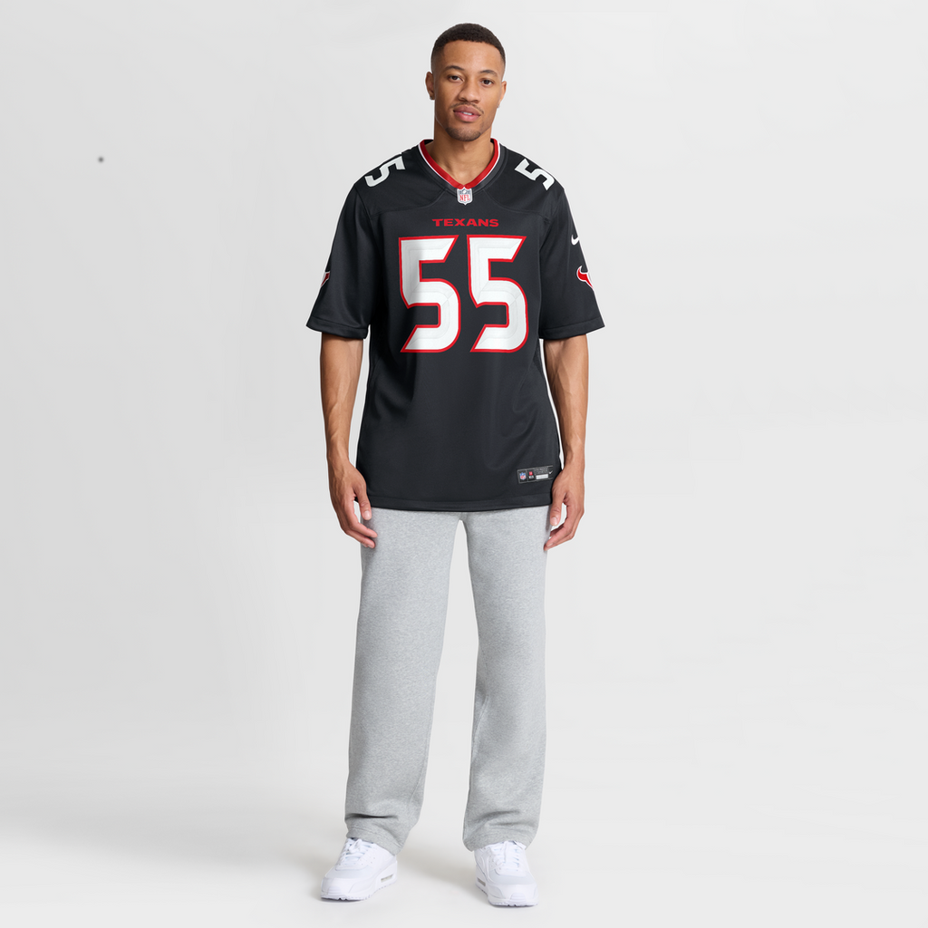 Houston Texans Danielle Hunter Nike Navy Team Game Jersey product image 7, provided for visual reference and product detail
