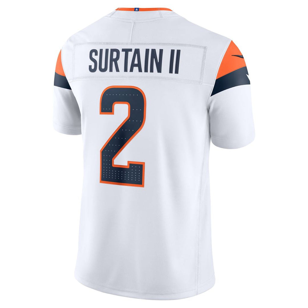 Denver Broncos Pat Surtain II Nike Navy Alternate Vapor F.U.S.E. Stitched Limited Jersey product image 23, provided for