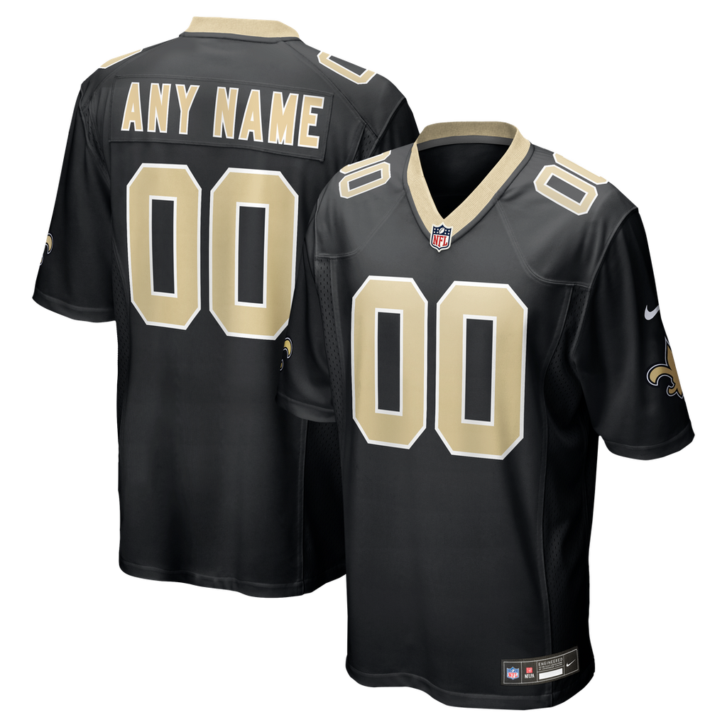 New Orleans Saints Nike White Alternate Custom Game Jersey product image 7, provided for visual reference and product detail