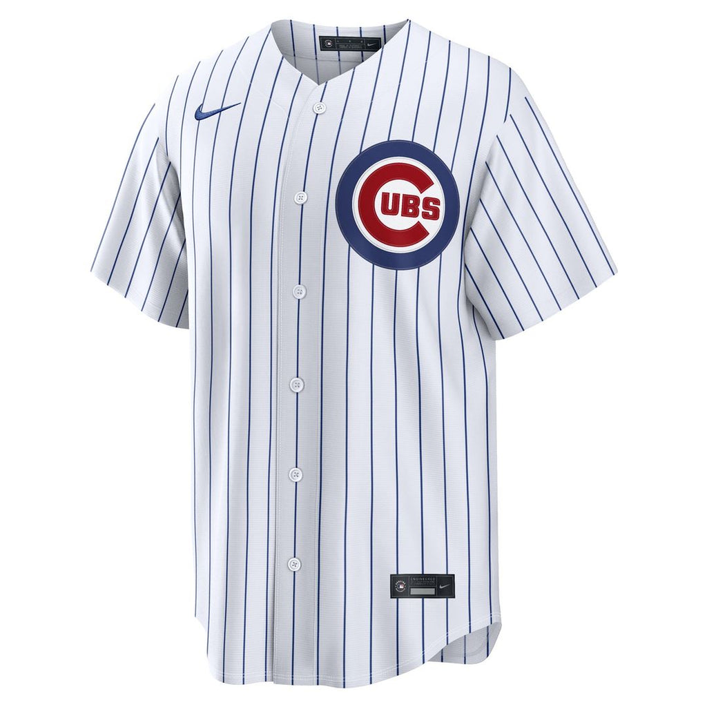 Chicago Cubs Ryan Zeferjahn Nike White Home Replica Jersey product image 4, provided for visual reference and product detail