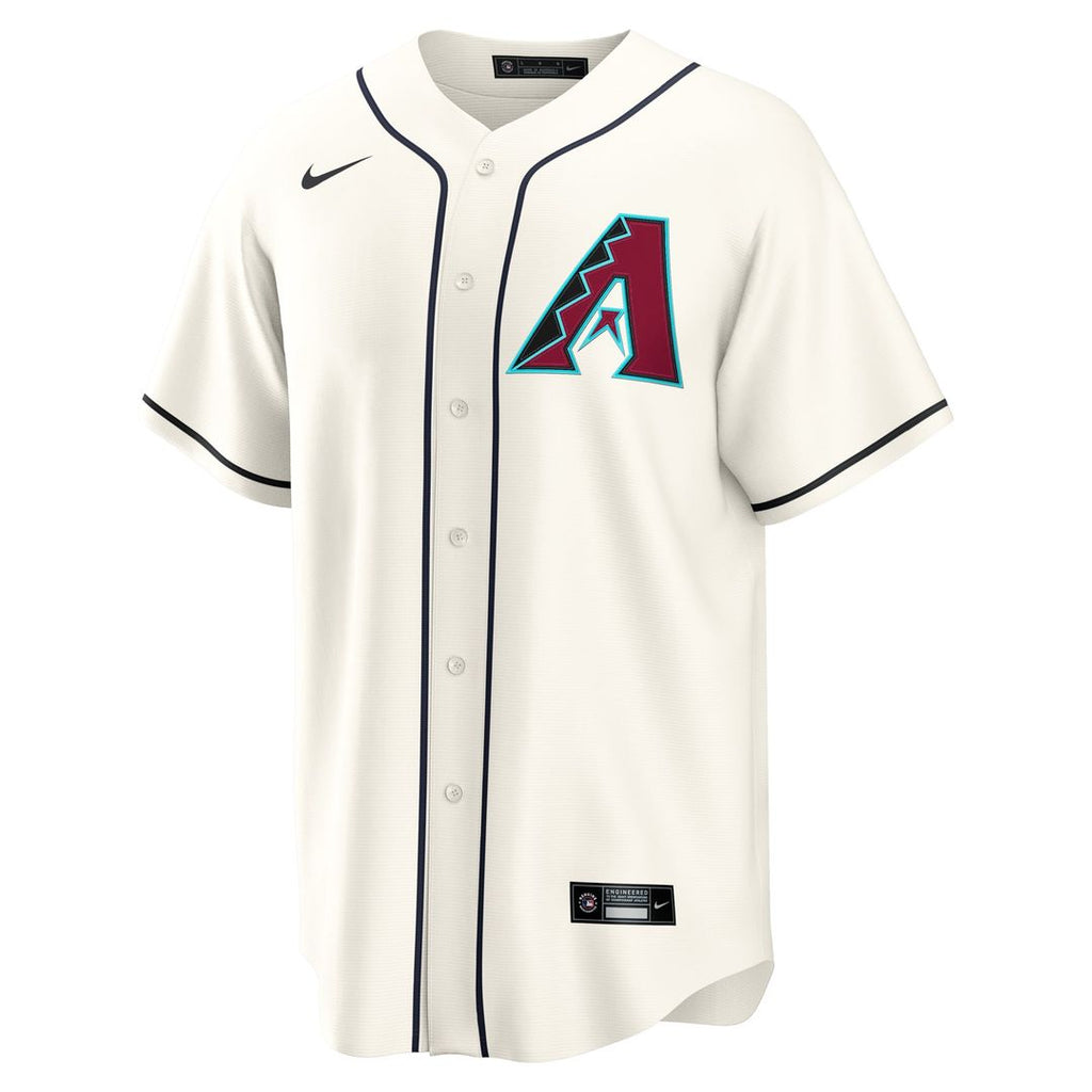 Arizona Diamondbacks Nike Cream Home Replica Jersey product image 2, provided for visual reference and product detail review