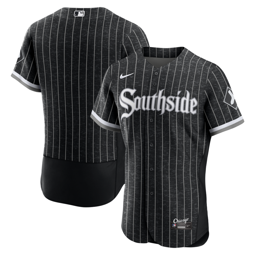 Chicago White Sox Nike Black Alternate Authentic Jersey product image 2, provided for visual reference and product detail