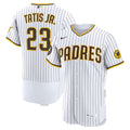 San Diego Padres Fernando Tatis Jr. Nike White Home Authentic Sponsor Patch Jersey product image 1, provided for visual