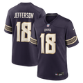 Minnesota Vikings Justin Jefferson Nike Purple 2026 Rivalries Collection Game Jersey product image 1, provided for visual