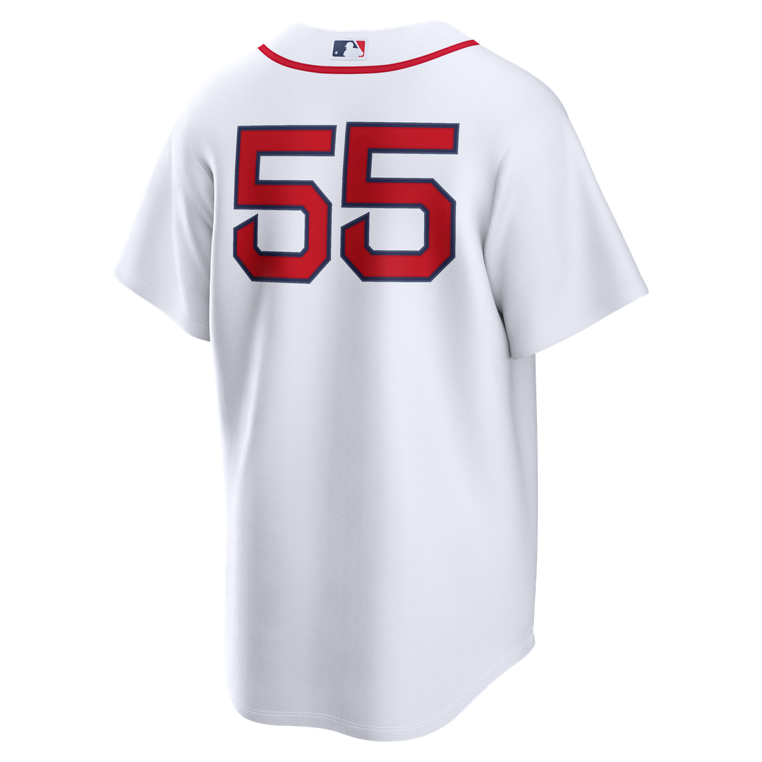 Boston Red Sox Ranger Suárez Nike White Home Replica Jersey product image 3, provided for visual reference and product