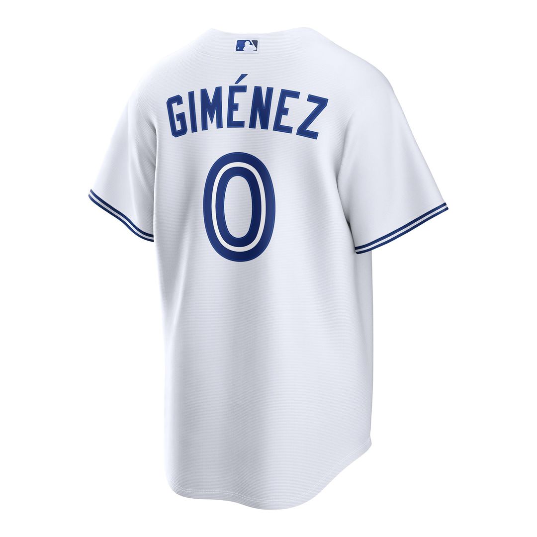Toronto Blue Jays Andrés Giménez Nike White Home Replica Jersey product image 3, provided for visual reference and product