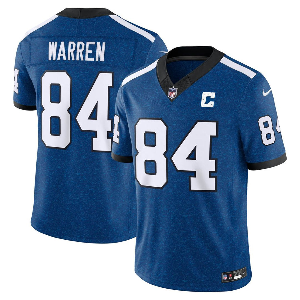 Indianapolis Colts Tyler Warren Nike Royal Alternate Indiana Nights Vapor F.U.S.E. Stitched Limited Jersey product image 1,