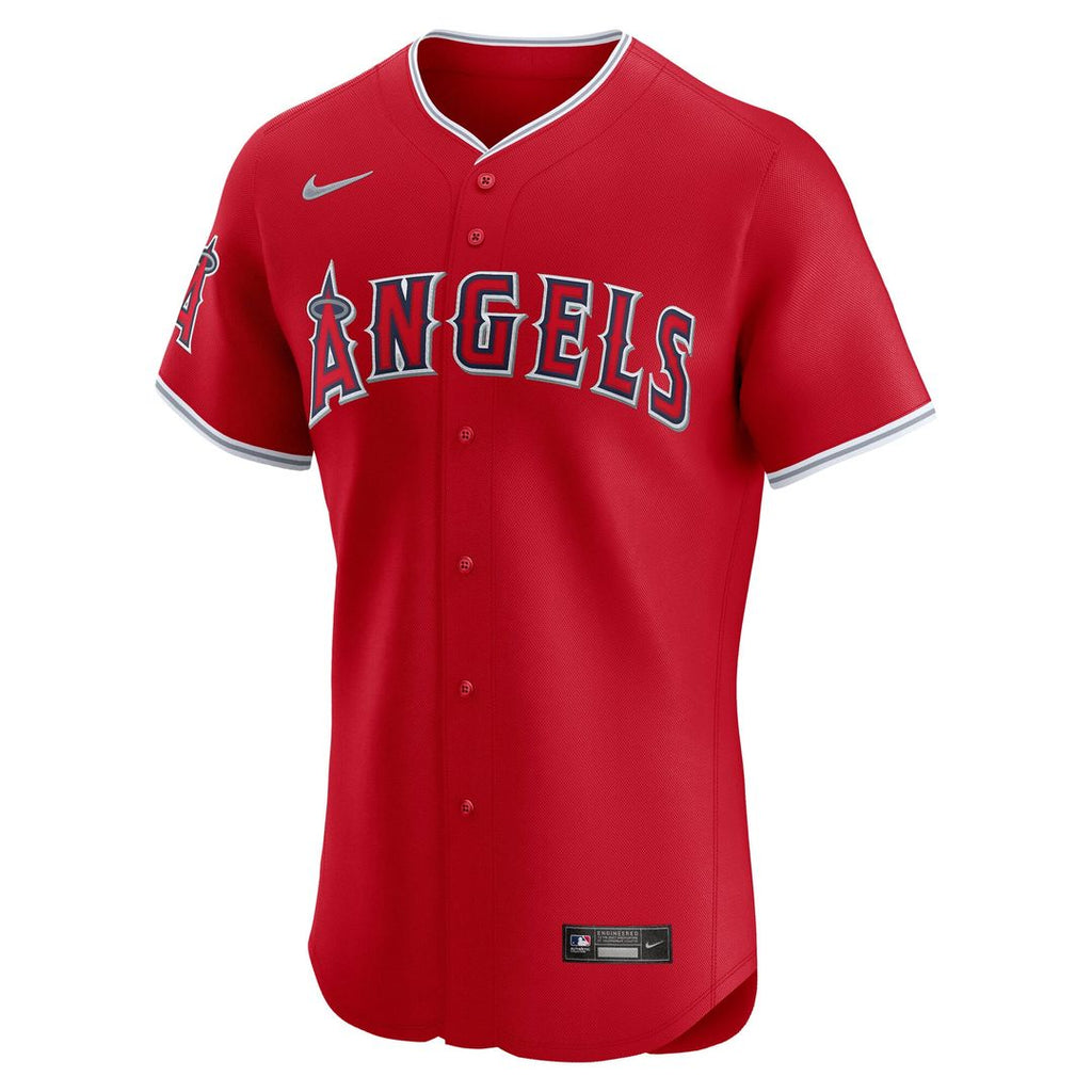 Los Angeles Angels Nike Red Alternate Elite Jersey product image 2, provided for visual reference and product detail review