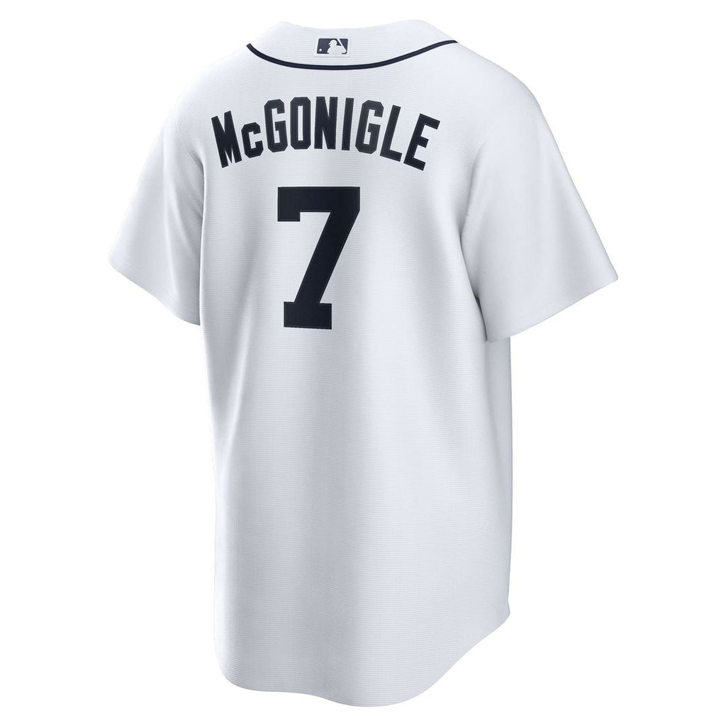 Detroit Tigers Kevin McGonigle Nike White Home Replica Jersey product image 3, provided for visual reference and product