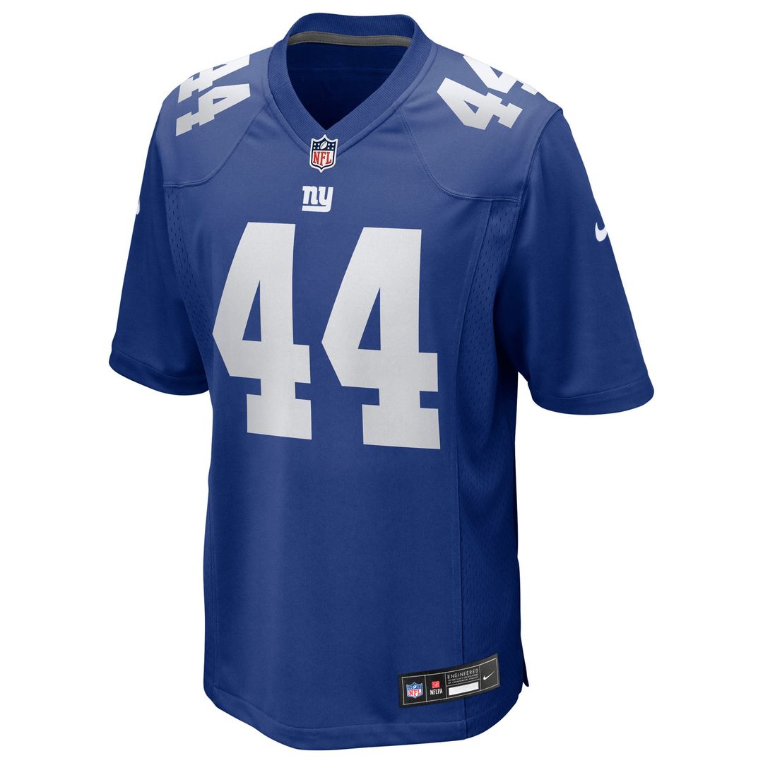 New York Giants Cam Skattebo Nike Royal Game Jersey product image 2, provided for visual reference and product detail review