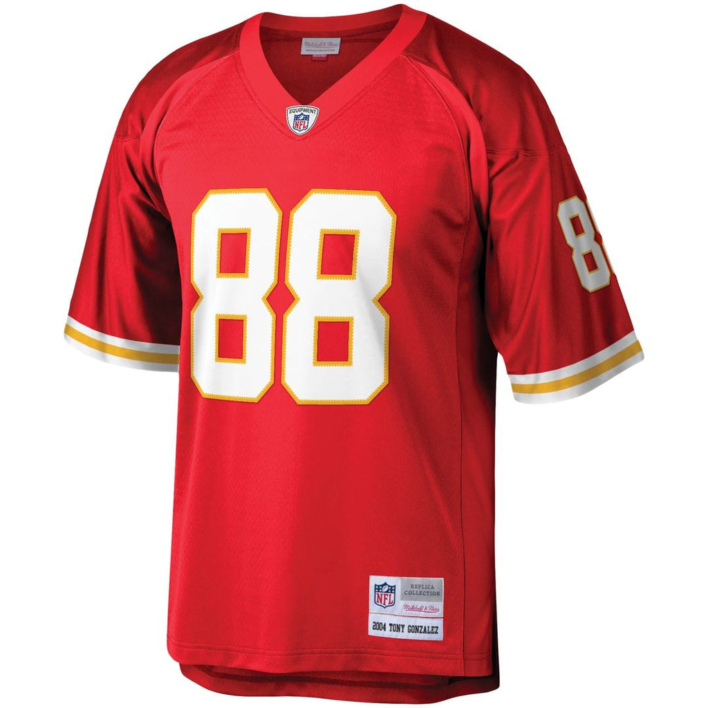 Kansas City Chiefs Tony Gonzalez Mitchell & Ness Red Legacy Replica Jersey product image 2, provided for visual reference