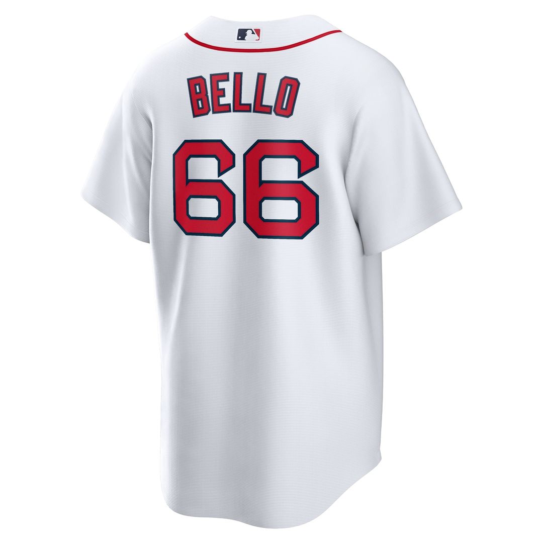 Boston Red Sox Brayan Bello Nike White Home Replica Jersey product image 3, provided for visual reference and product detail