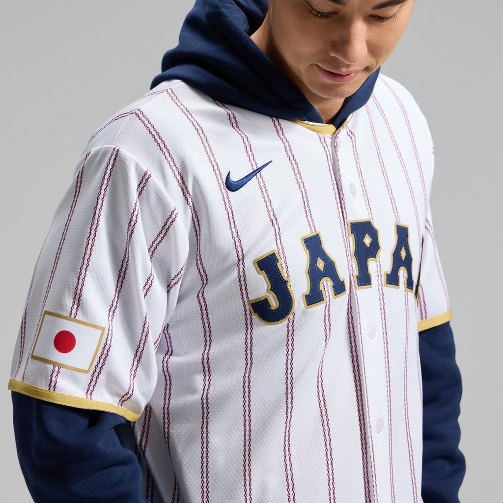 Japan Baseball Yoshinobu Yamamoto Nike White 2026 World Baseball Classic Home Stadium Jersey product image 7, provided for