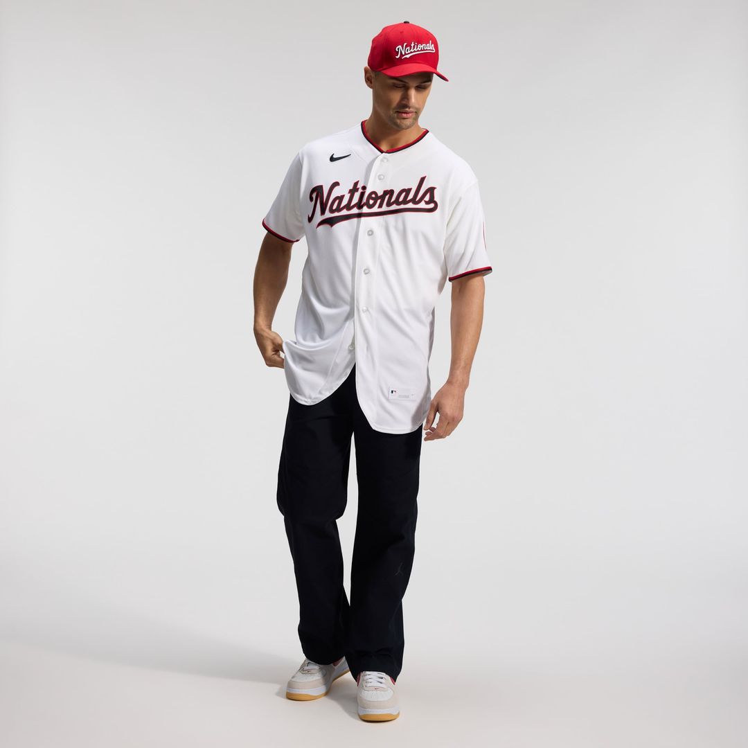 Washington Nationals Nike White Home Authentic Jersey product image 15, provided for visual reference and product detail