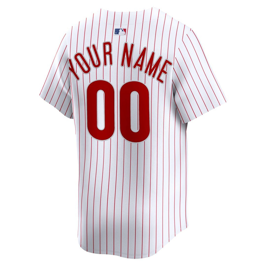 Philadelphia Phillies Nike Light Blue Alternate Limited Custom Jersey product image 9, provided for visual reference and
