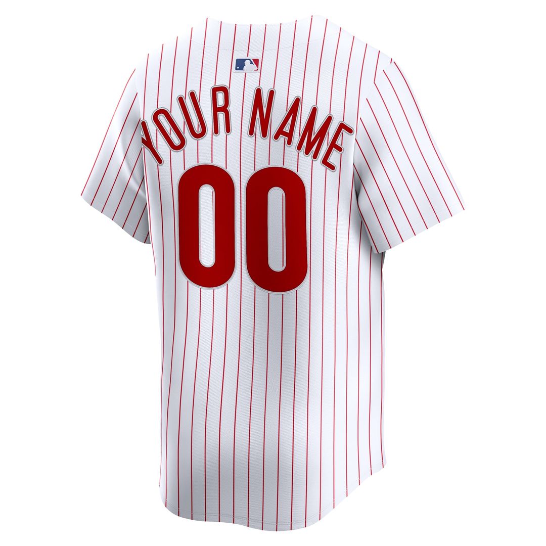 Philadelphia Phillies Nike Light Blue Alternate Limited Custom Jersey product image 9, provided for visual reference and