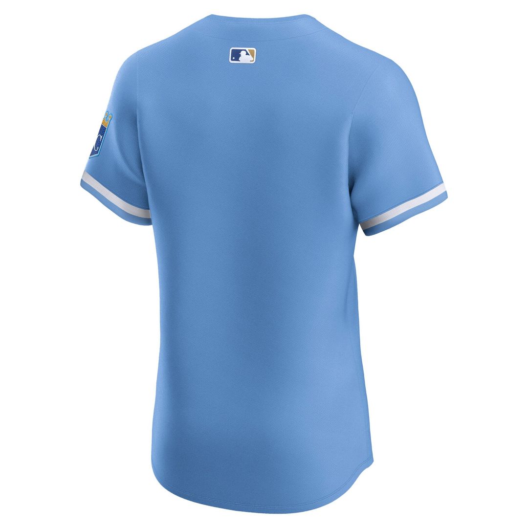 Kansas City Royals Nike Light Blue Alternate Elite Jersey product image 6, provided for visual reference and product detail