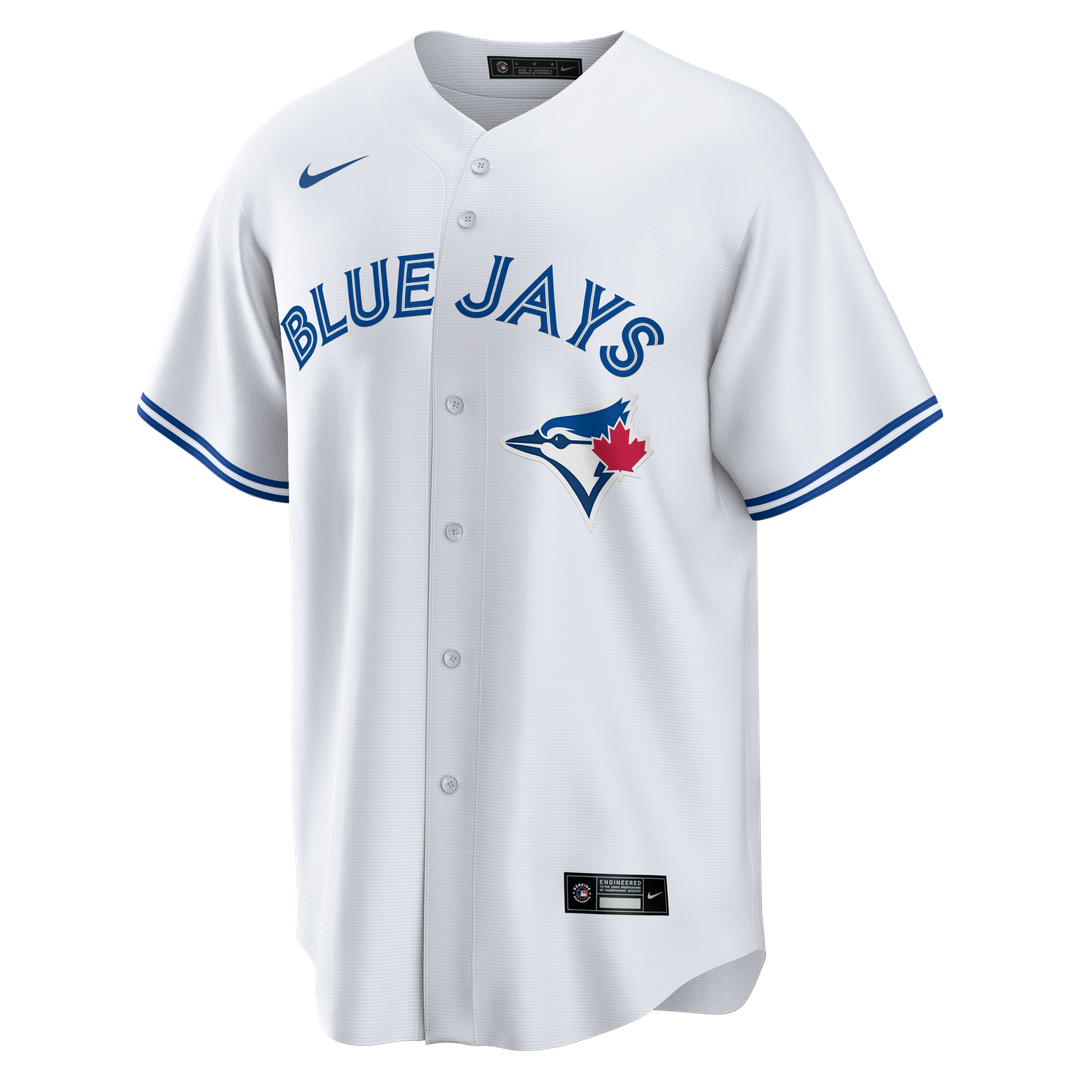 Toronto Blue Jays Nike White Home Big & Tall Replica Jersey product image 2, provided for visual reference and product