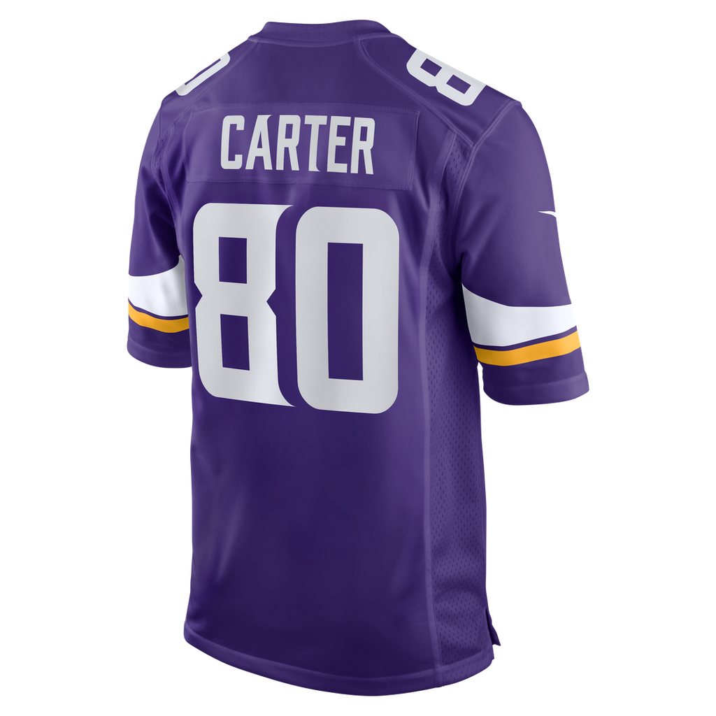 Minnesota Vikings Cris Carter Nike Purple Game Retired Player Jersey product image 3, provided for visual reference and