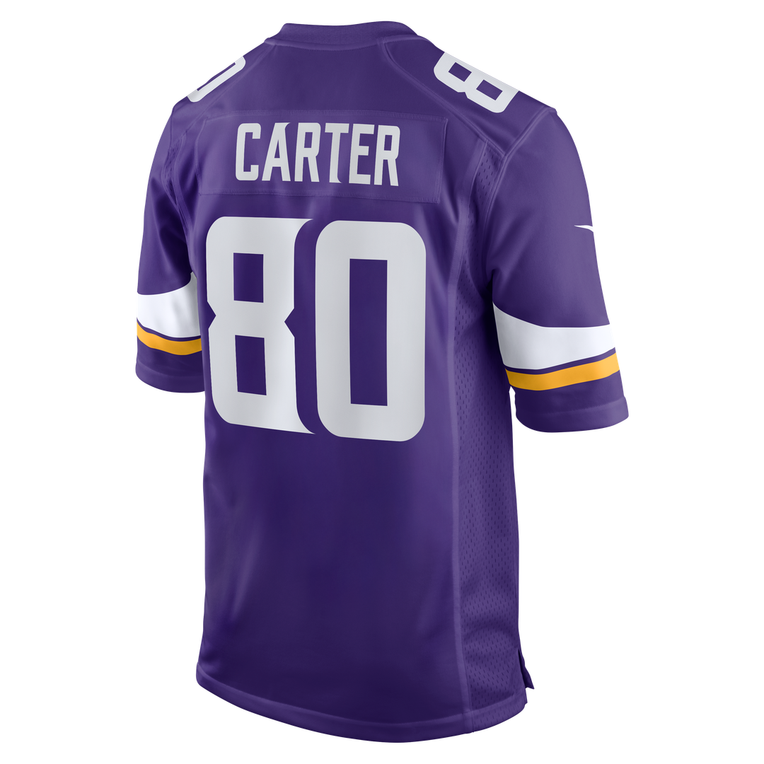 Minnesota Vikings Cris Carter Nike Purple Game Retired Player Jersey product image 3, provided for visual reference and