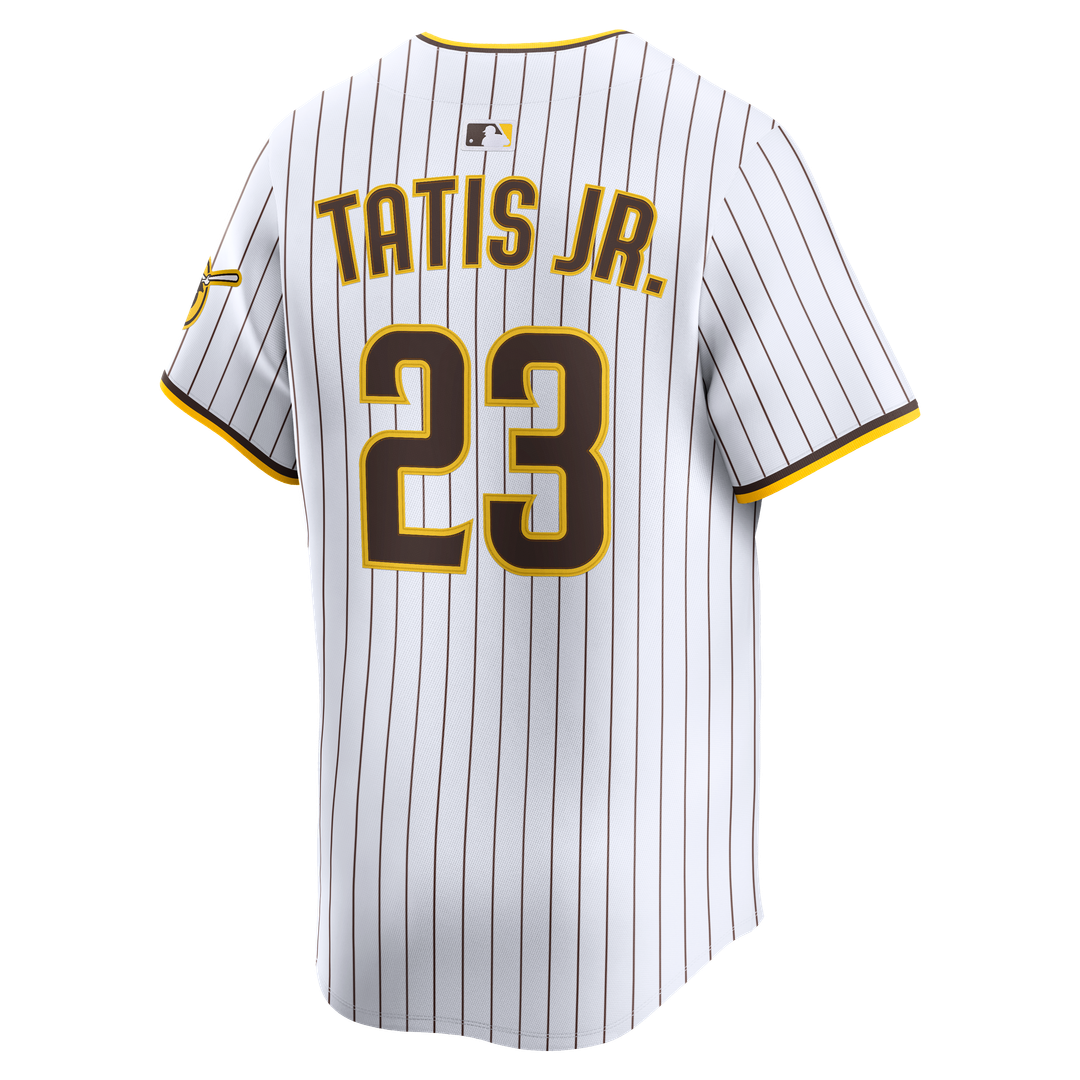 San Diego Padres Fernando Tatis Jr. Nike White Home Limited Player Jersey product image 7, provided for visual reference and