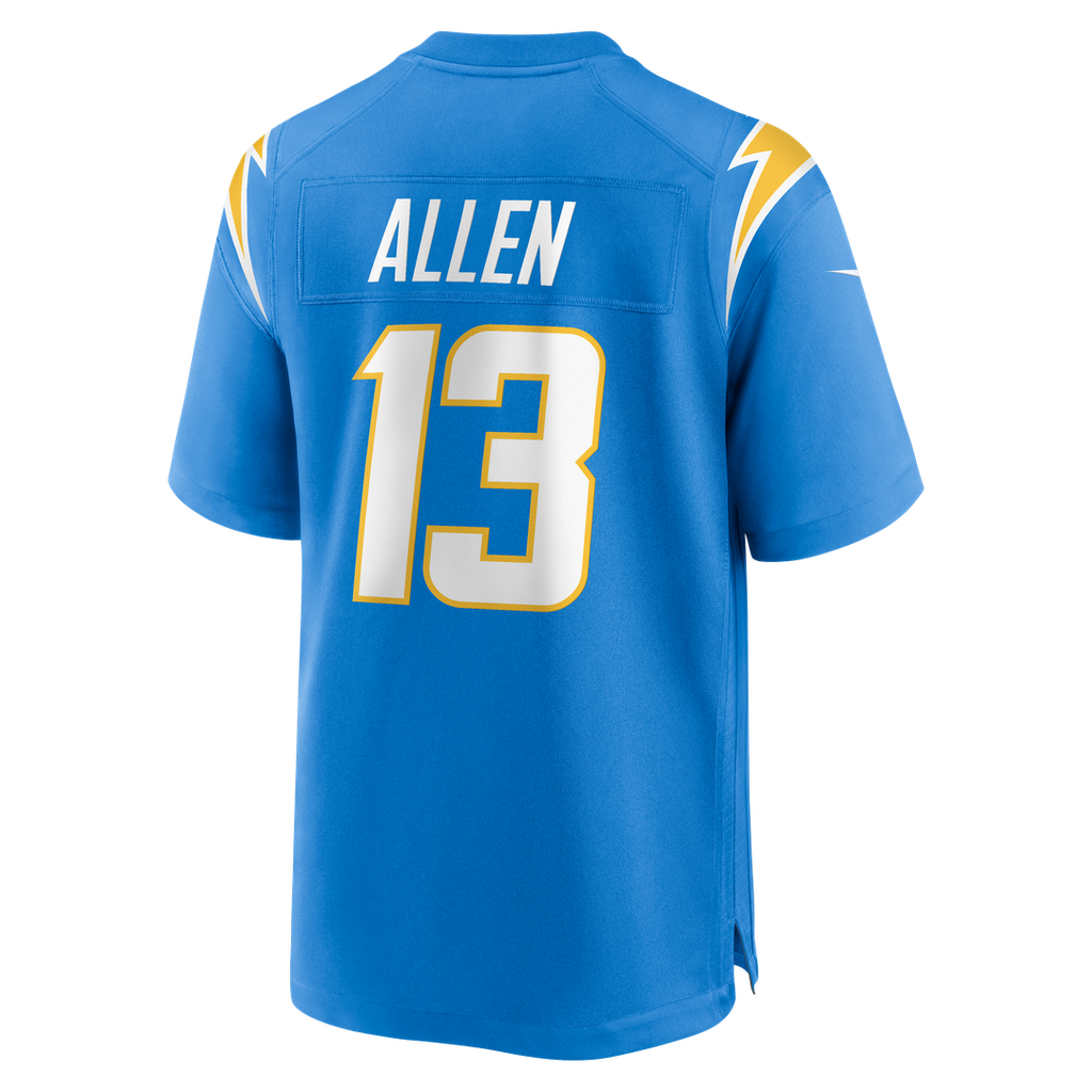 Los Angeles Chargers Keenan Allen Nike Powder Blue Game Player Jersey product image 3, provided for visual reference and