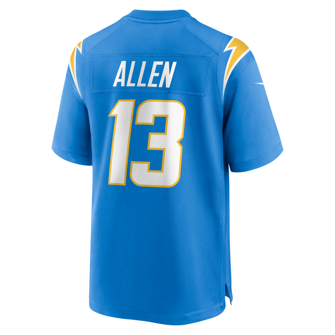 Los Angeles Chargers Keenan Allen Nike Powder Blue Game Player Jersey product image 3, provided for visual reference and