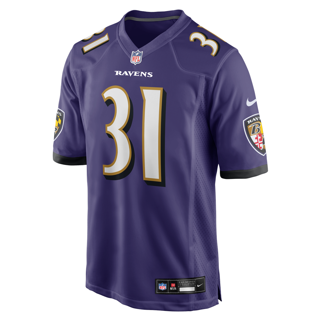 Baltimore Ravens Jamal Lewis Nike Purple Game Retired Player Jersey product image 2, provided for visual reference and