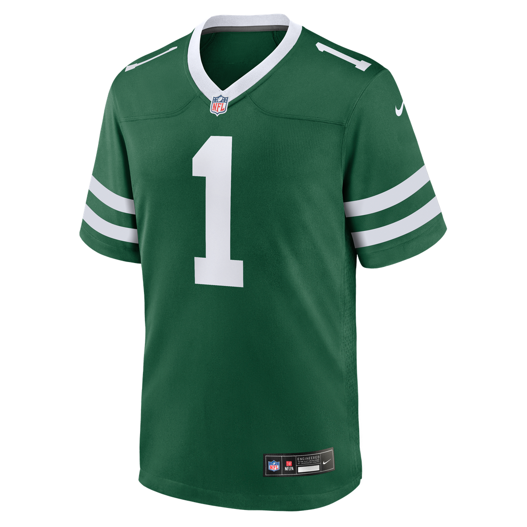 New York Jets David Bailey Nike Green Team Game Jersey product image 2, provided for visual reference and product detail