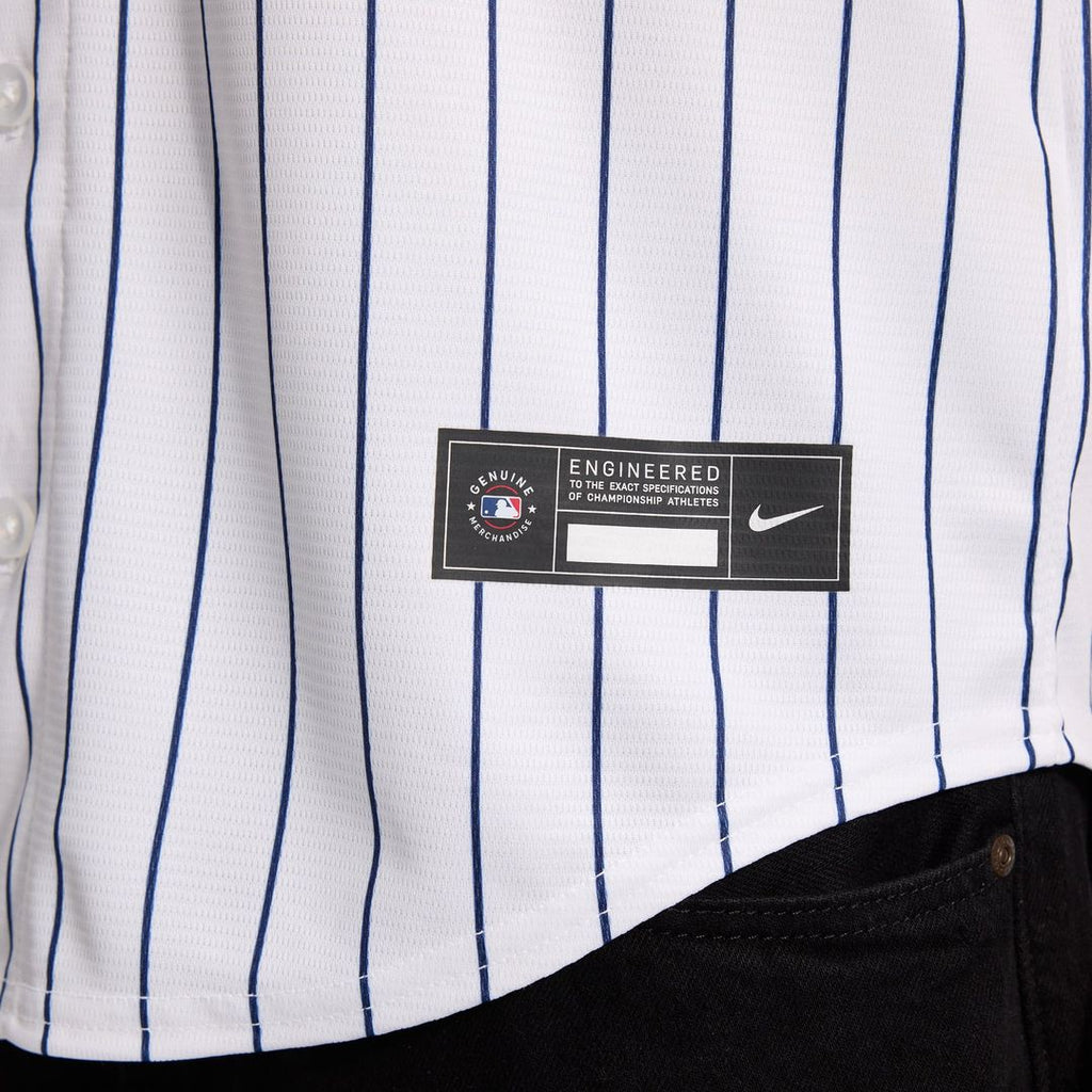 New York Yankees Nike White Home Replica Team Jersey product image 7, provided for visual reference and product detail review