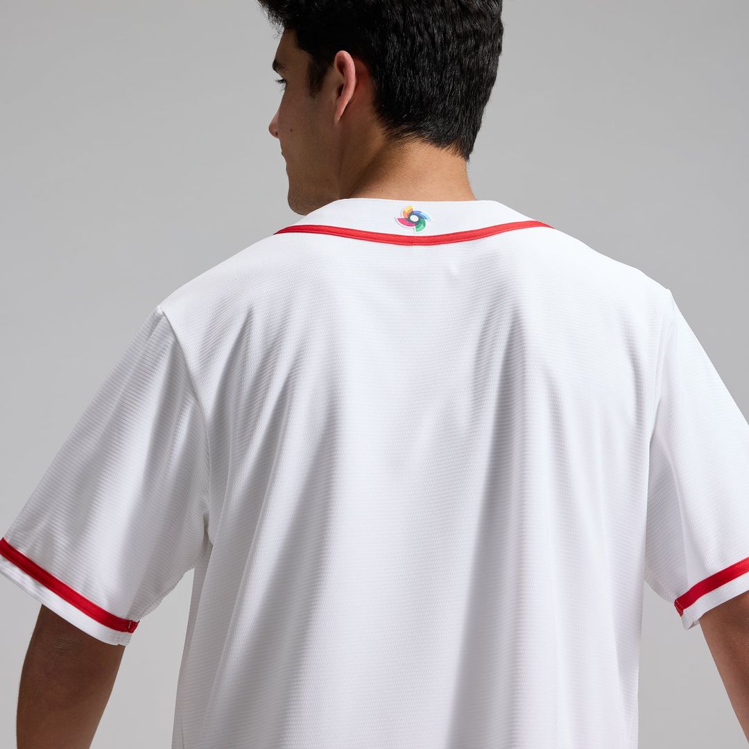 Dominican Republic Baseball Nike White 2026 World Baseball Classic Home Stadium Jersey product image 5, provided for visual