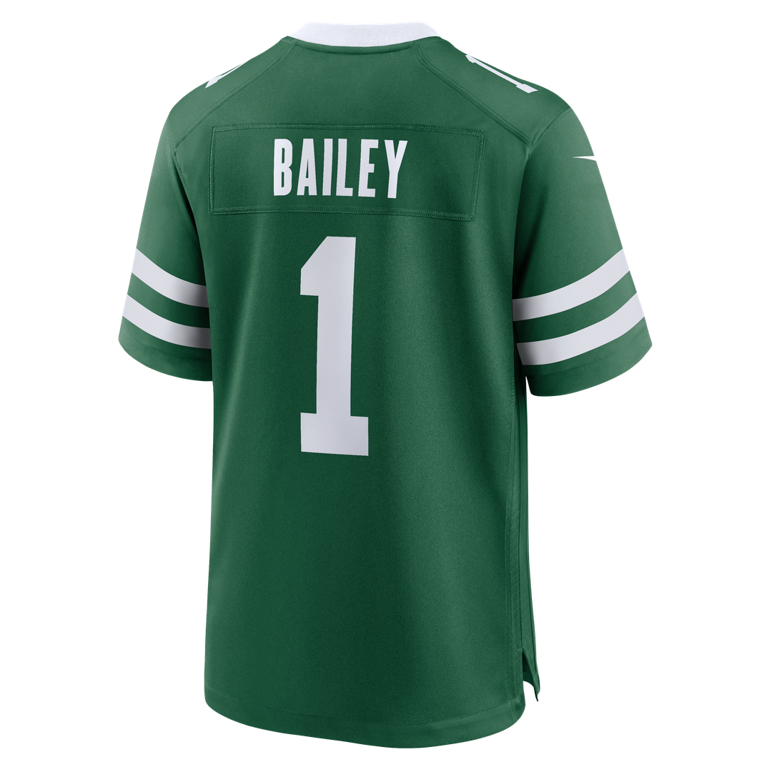 New York Jets David Bailey Nike Green Team Game Jersey product image 3, provided for visual reference and product detail