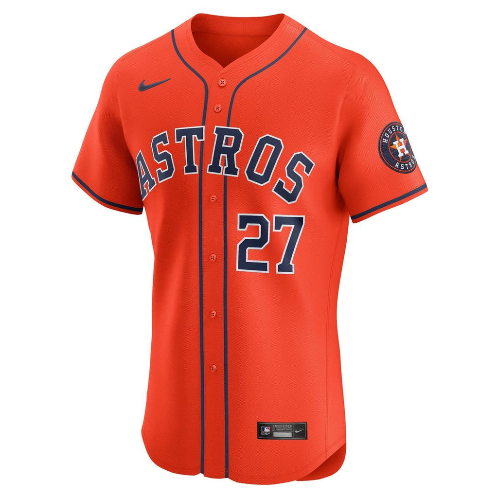 Houston Astros Jose Altuve Nike Orange Alternate Elite Player Jersey product image 5, provided for visual reference and