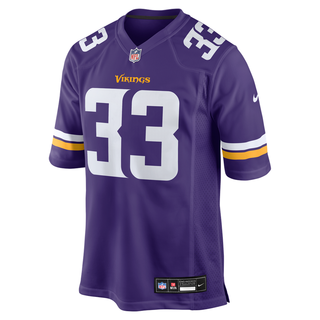 Minnesota Vikings Aaron Jones Nike Purple Game Player Jersey product image 2, provided for visual reference and product