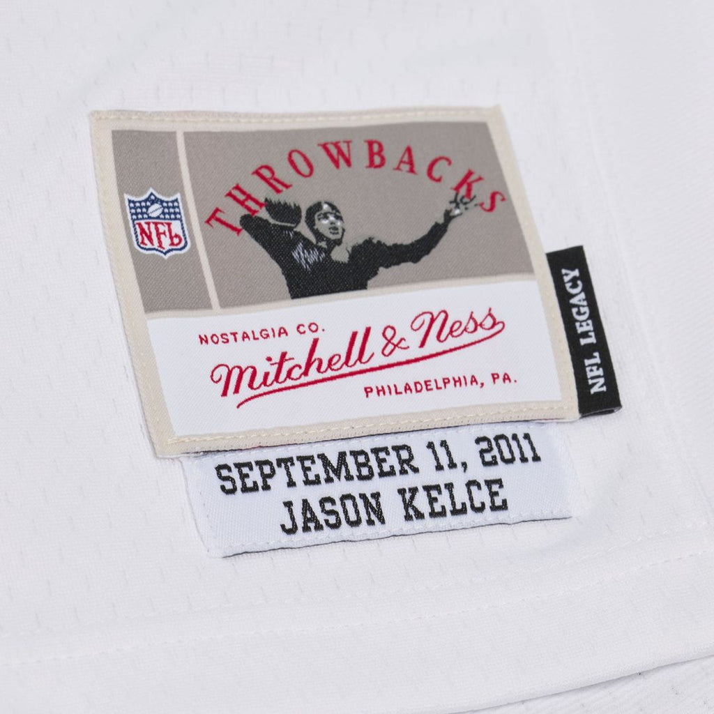 Philadelphia Eagles Jason Kelce Mitchell & Ness White 2011 Legacy Replica Player Jersey product image 4, provided for visual