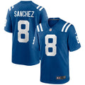 Indianapolis Colts Rigoberto Sanchez Nike Royal Game Jersey product image 1, provided for visual reference and product