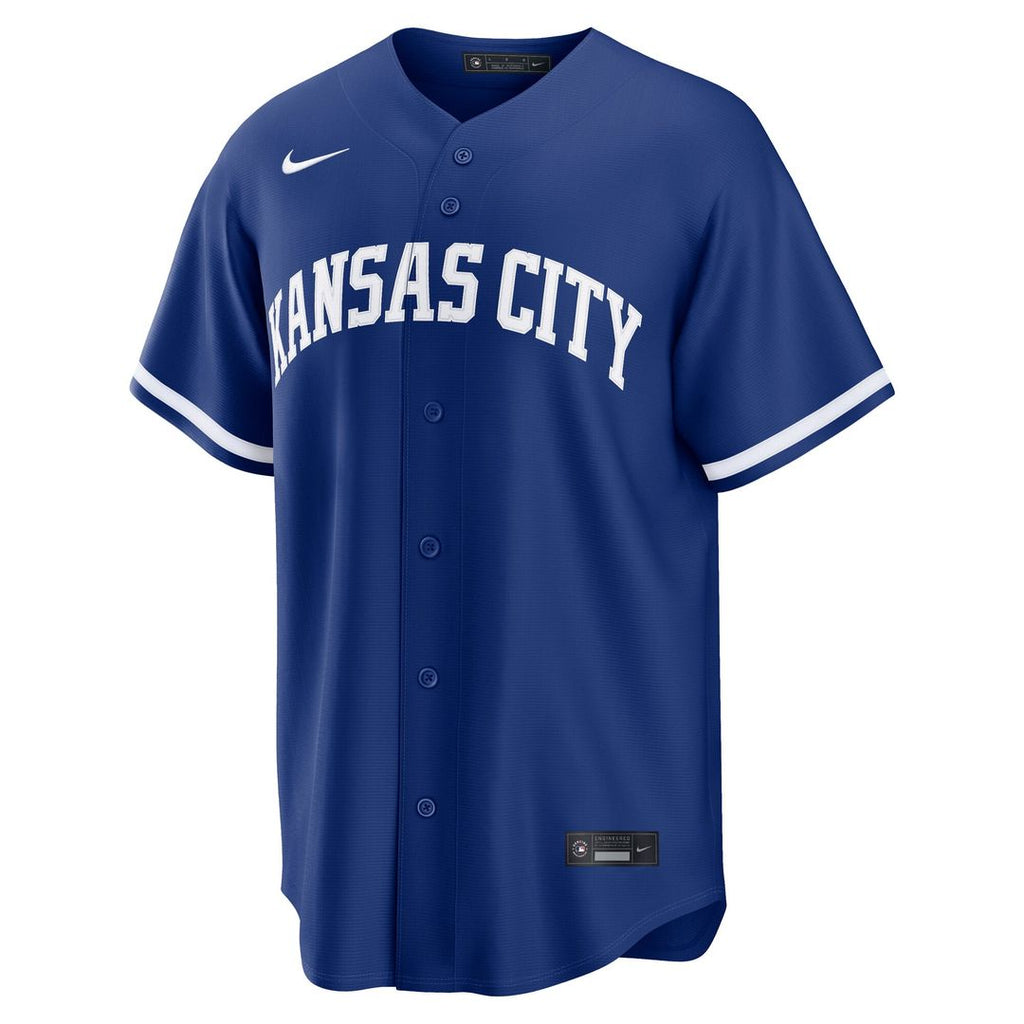 Kansas City Royals Bobby Witt Jr. Nike Gray Road Replica Jersey product image 11, provided for visual reference and product