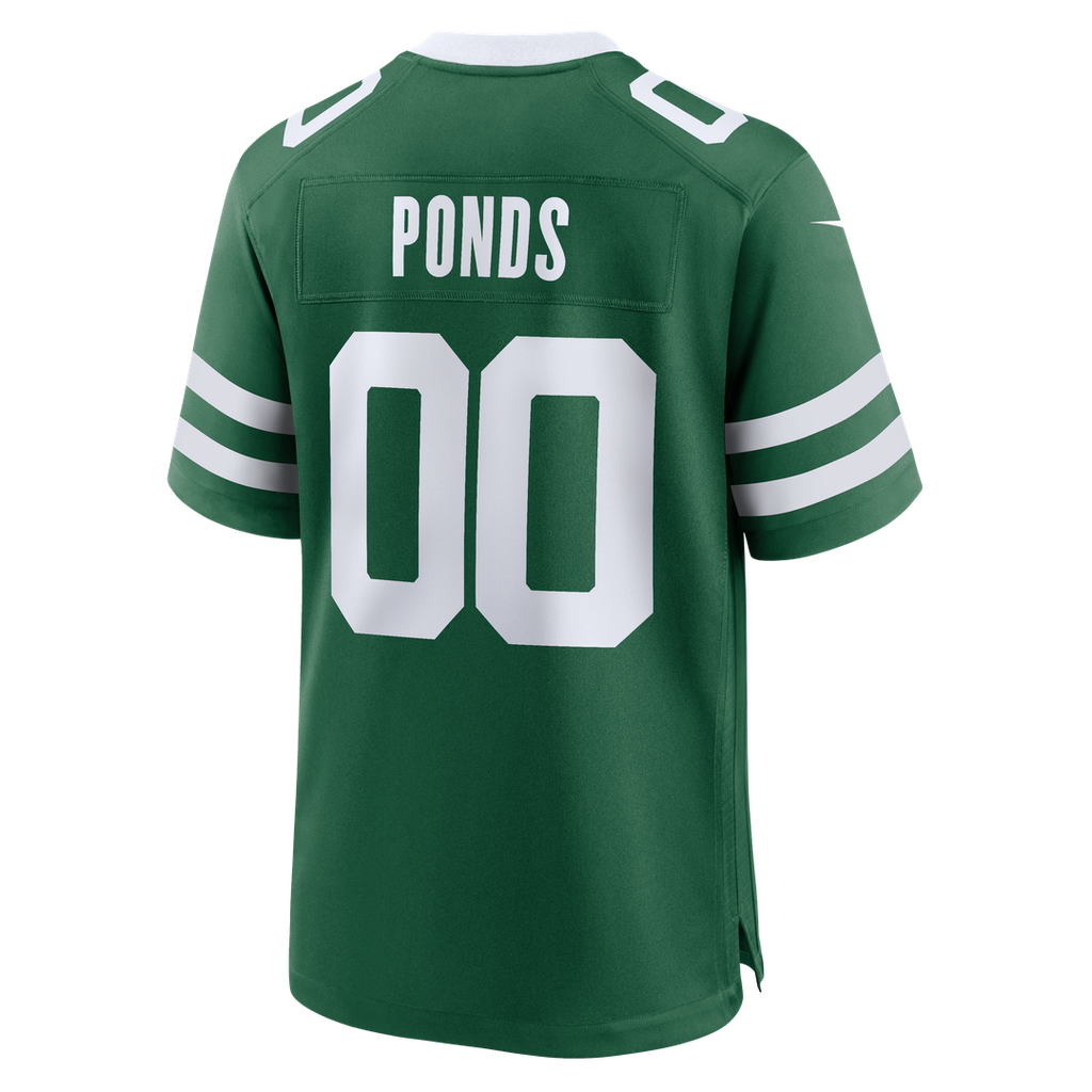 New York Jets D'Angelo Ponds Nike Legacy Green Game Jersey product image 3, provided for visual reference and product detail