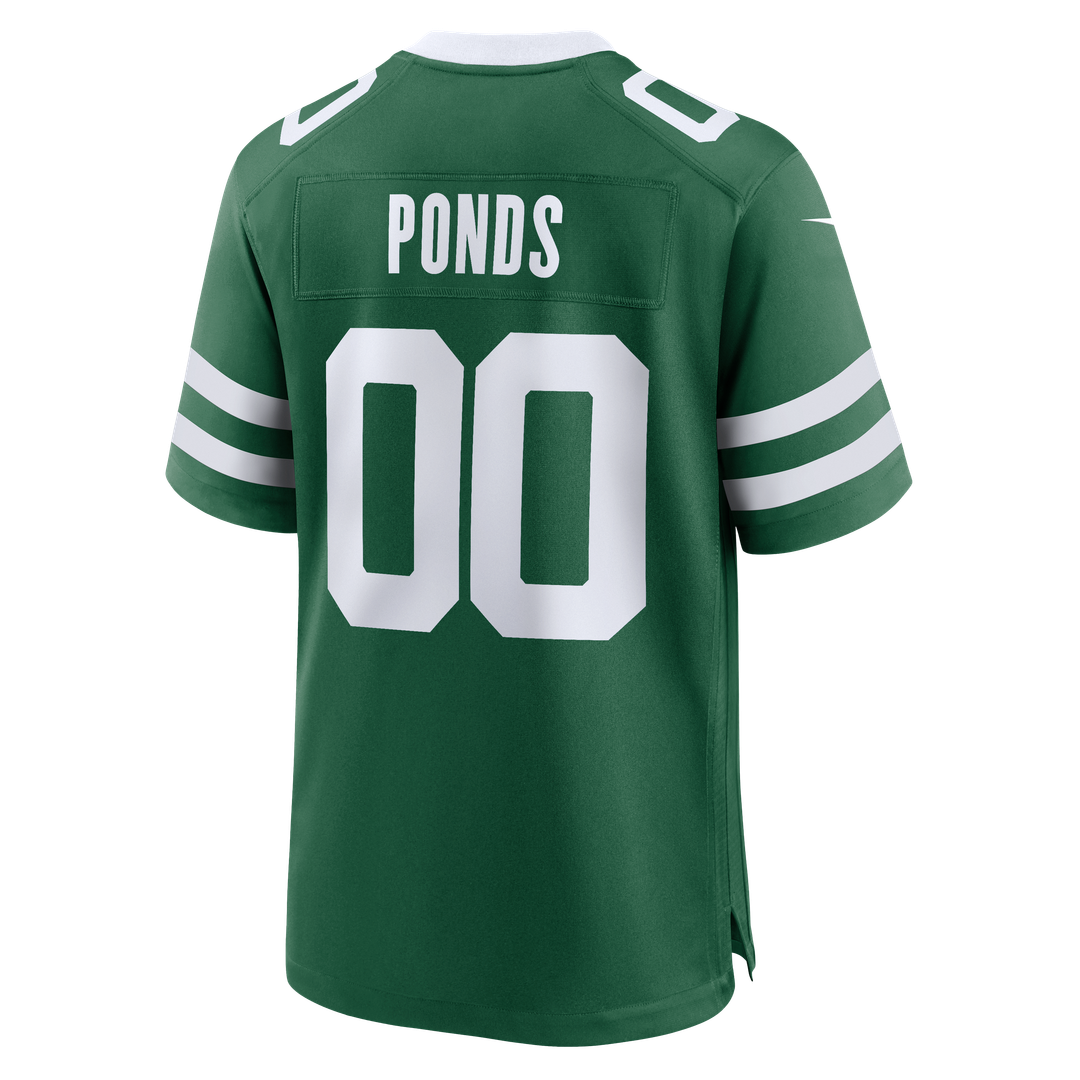 New York Jets D'Angelo Ponds Nike Legacy Green Game Jersey product image 3, provided for visual reference and product detail