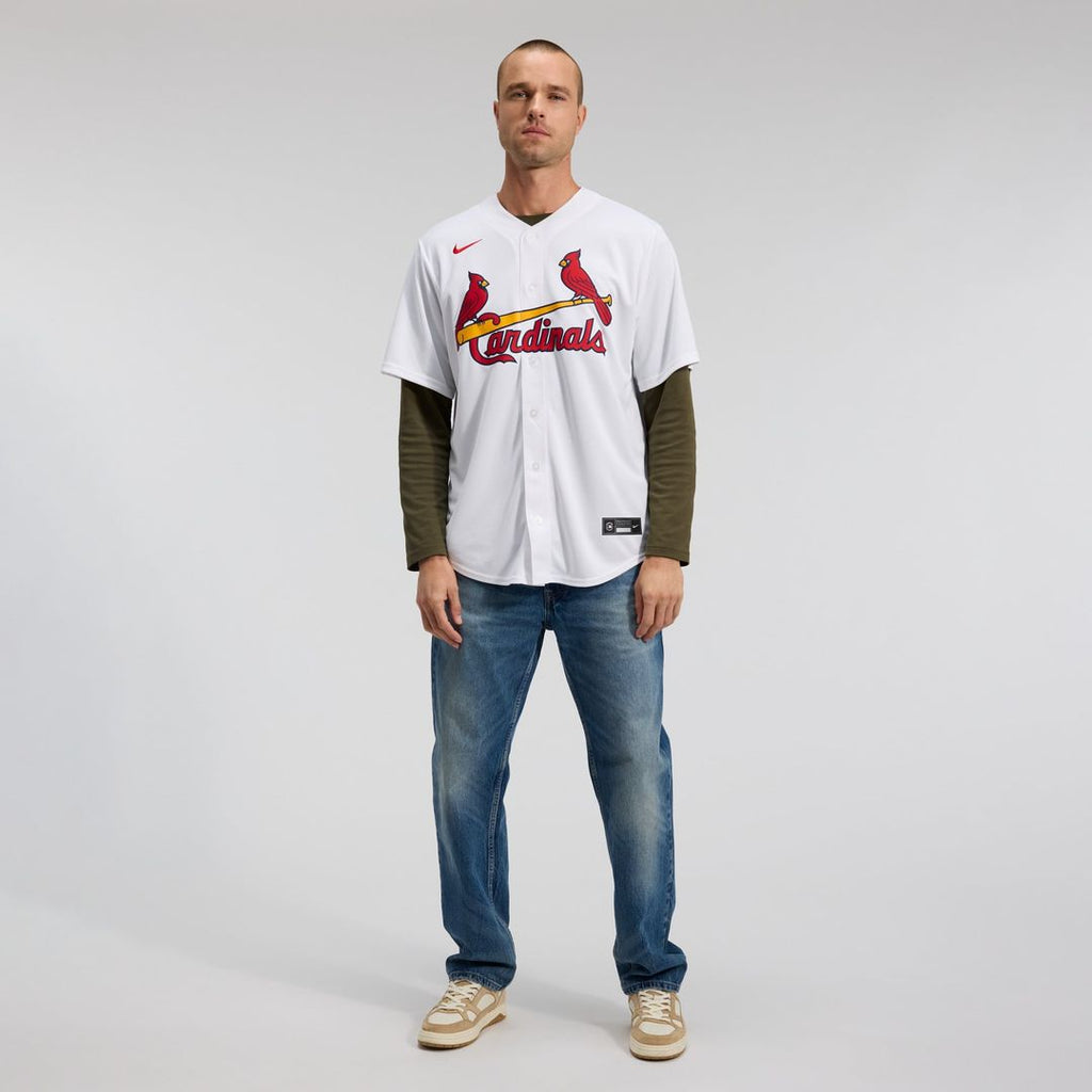 St. Louis Cardinals Masyn Winn Nike White Home Replica Jersey product image 4, provided for visual reference and product