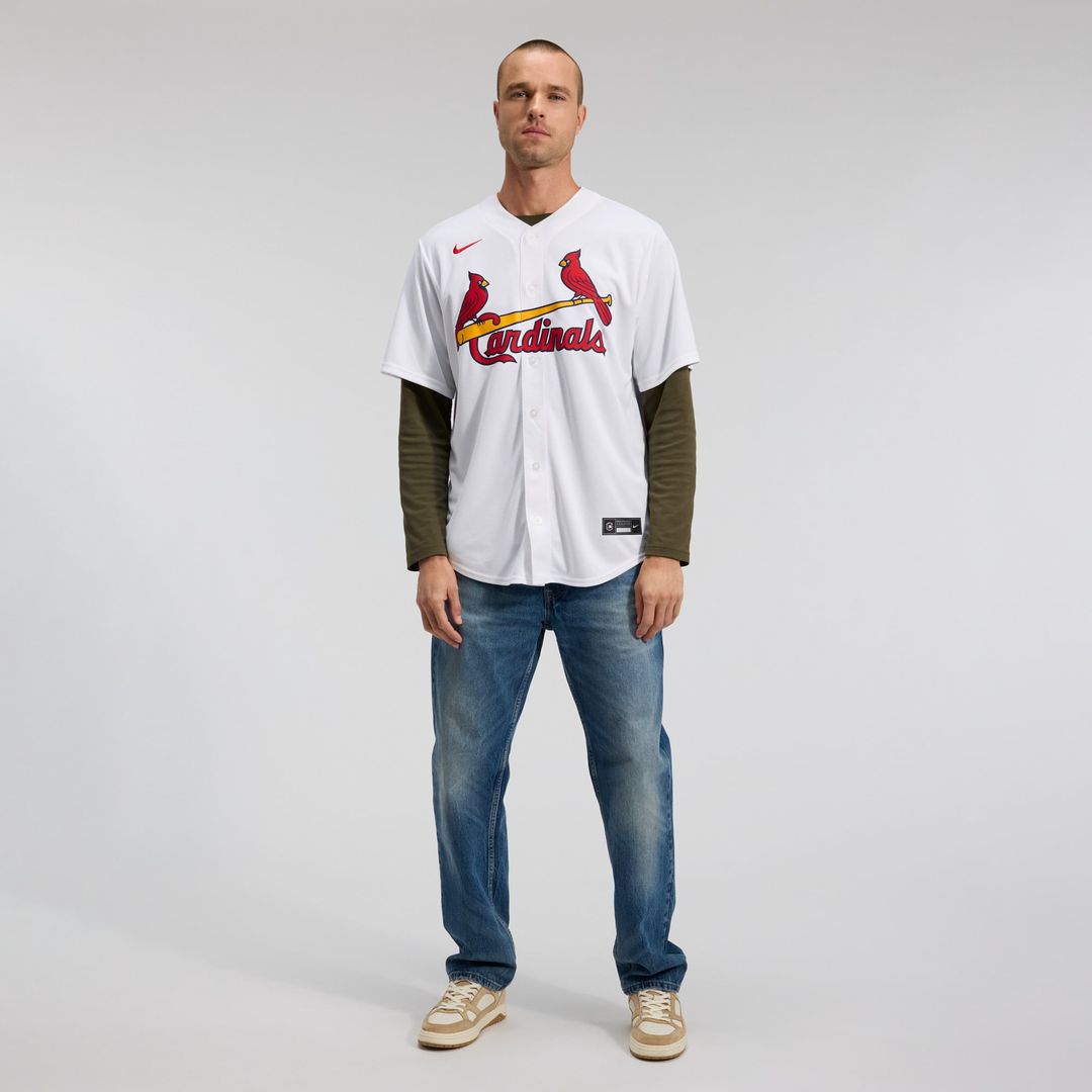 St. Louis Cardinals Masyn Winn Nike White Home Replica Jersey product image 4, provided for visual reference and product