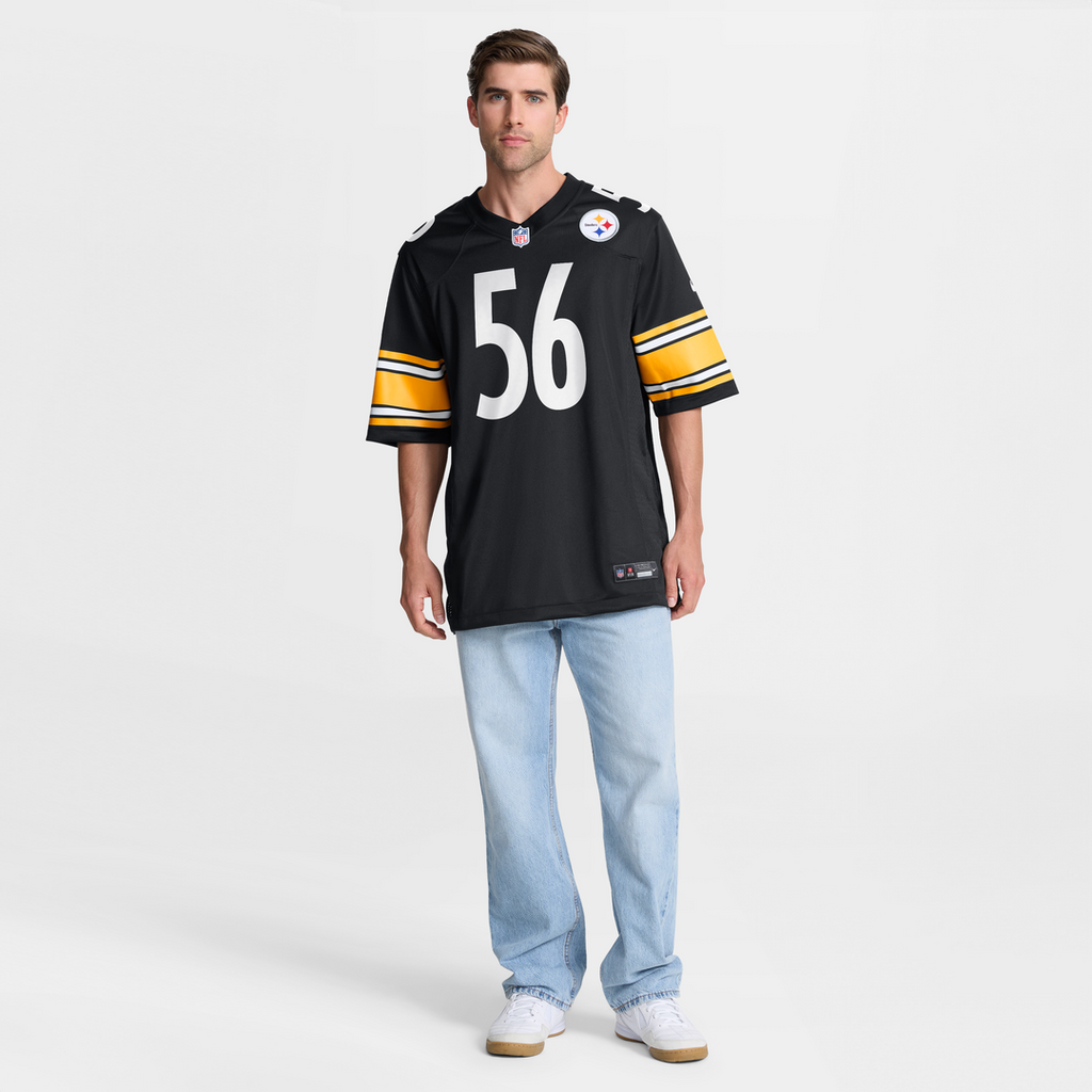 Pittsburgh Steelers Alex Highsmith Nike Black Game Jersey product image 15, provided for visual reference and product detail
