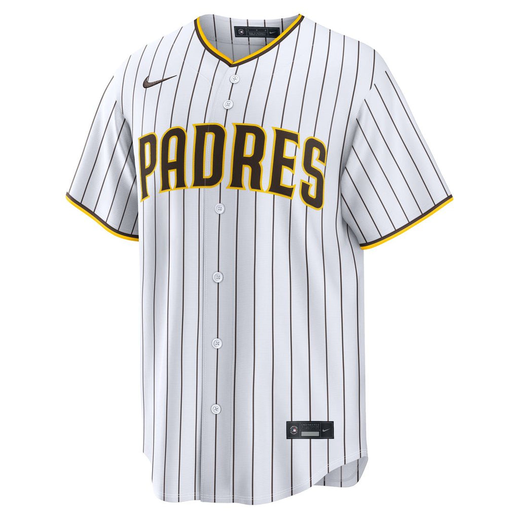 San Diego Padres Xander Bogaerts Nike White Home Replica Jersey product image 2, provided for visual reference and product