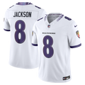 Baltimore Ravens Lamar Jackson Nike White Vapor F.U.S.E. Stitched Limited Jersey product image 1, provided for visual