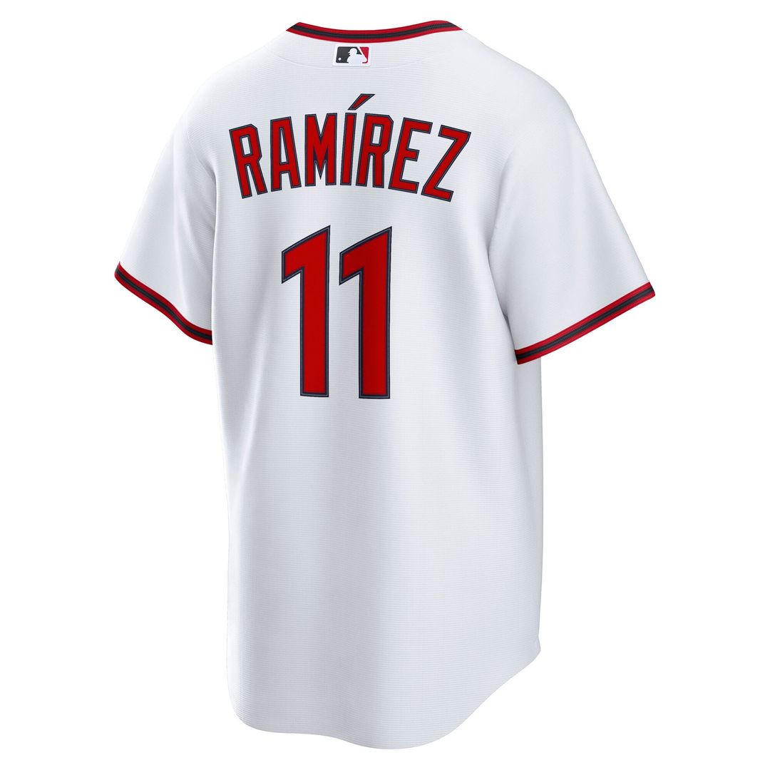Cleveland Guardians José Ramírez Nike White Home Replica Jersey product image 3, provided for visual reference and product