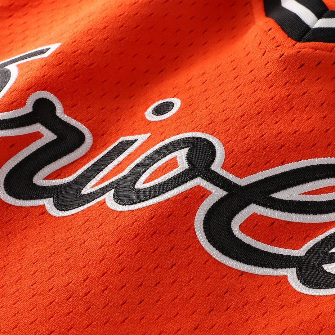 Baltimore Orioles Cal Ripken Jr. Profile Orange Big & Tall Cooperstown Collection Mesh Batting Practice Jersey product image