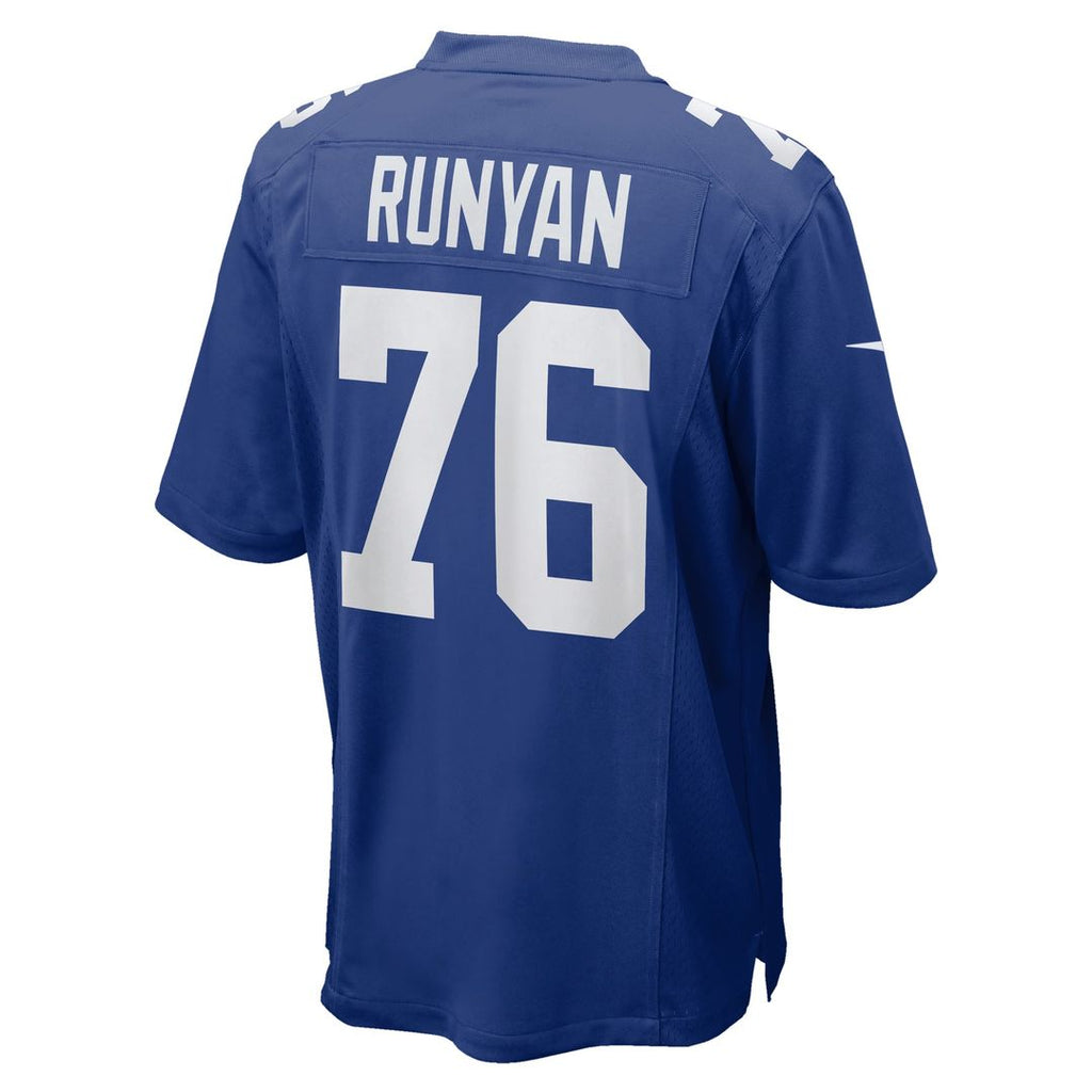 New York Giants Jon Runyan Nike Royal Team Game Jersey product image 3, provided for visual reference and product detail